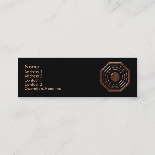 Bagua Visitenkarte (Vorderseite)