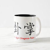 Baguazhang | Pa Kua Chang Chinesischer Charakter Zweifarbige Tasse (VorderseiteRechts)