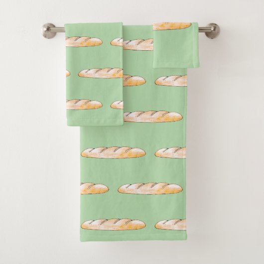 Baguettbrot Badhandtuch Set (Insitu)