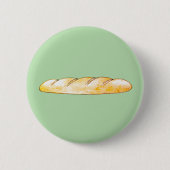 Baguettbrot Button (Vorderseite)