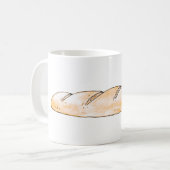 Baguettbrot Kaffeetasse (Vorderseite Links)