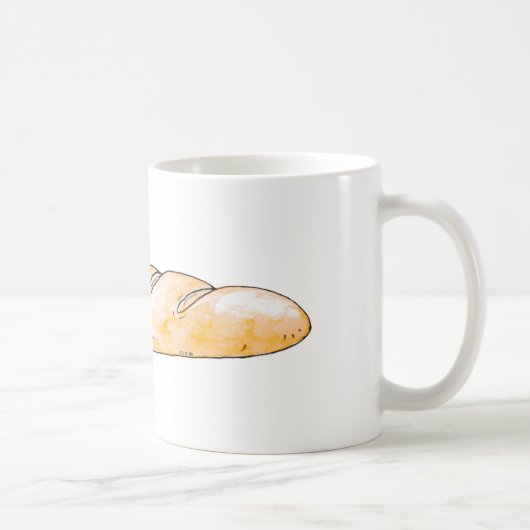 Baguettbrot Kaffeetasse (Rechts)