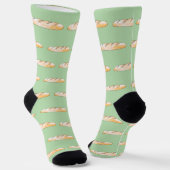Baguettbrot Socken (Gewinkelt)