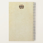 Baguette Broad Ephemera Collage Art Notebook Notizblock (Rückseite)