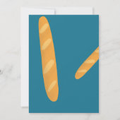 Baguette Brot Einladung (Vorderseite)