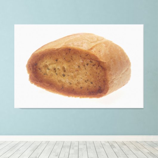 Baguette Brot Leinwanddruck (Insitu (Holzboden))