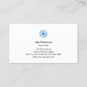 Baguette Customizable Food Closeup Business Card Visitenkarte (Rückseite)