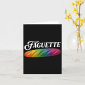 Baguette Pride Karte (Gelbe Blume)