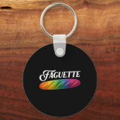 Baguette Pride  Schlüsselanhänger (Vorderseite)