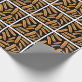 Baguettemuster Geschenkpapier (Ecke)