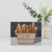 Baguettes Postkarte (Stehend Vorderseite)