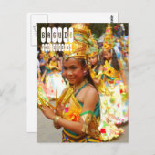 Baguio auf den Philippinen Postkarte (Vorne/Hinten)