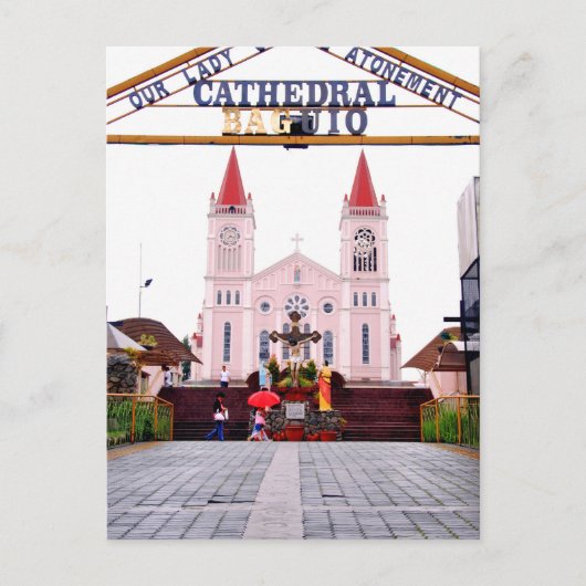 Baguio Cathedral Postkarte (Vorderseite)
