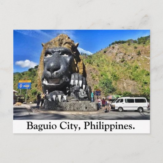 Baguio City, Philippinen Postcard.  Postkarte (Vorderseite)