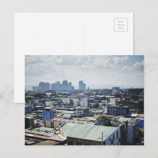 Baguio im Überblick Postkarte (Vorne/Hinten)