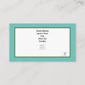 Baguio Morning Visitenkarte (Rückseite)