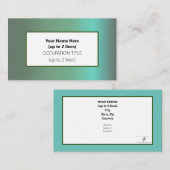 Baguio Morning Visitenkarte (Vorne/Hinten)