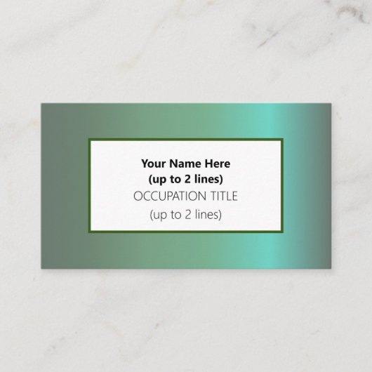 Baguio Morning Visitenkarte (Vorderseite)