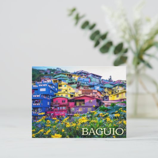 Baguio, Philippinen Postkarte (Stehend Vorderseite)