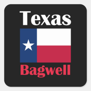 Bagwell TX Quadratischer Aufkleber