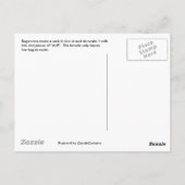 Bagworm Postcard Postkarte (Rückseite)