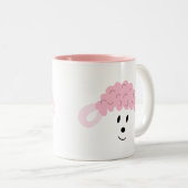 BAH! BAH! Lamm-Gesicht Zweifarbige Tasse (VorderseiteRechts)