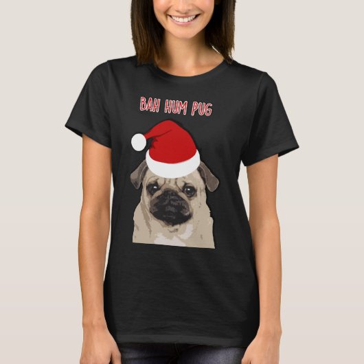 Bah Hum Mops Classic T - Shirt 714 (Vorderseite)