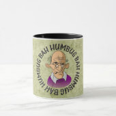 Bah Humbug alter Mann Tasse (Zentrum)