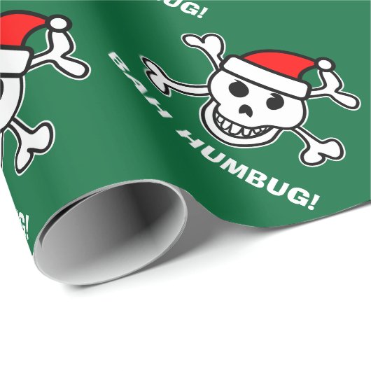 Bah Humbug Anti-Weihnachtspapier Geschenkpapier (Rolleneckpunkt)