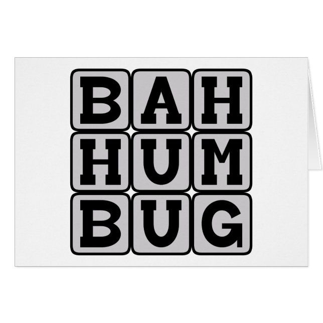 Bah Humbug, Antiweihnachtsstiftung (Vorderseite (Horizontal))