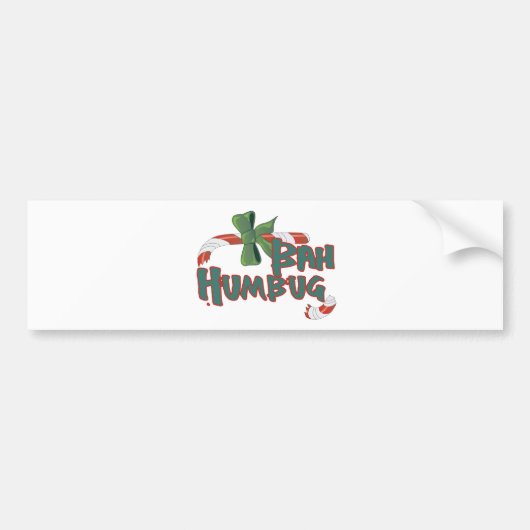 Bah Humbug! Autoaufkleber (Vorne)