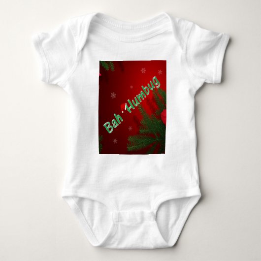 Bah Humbug Baby Strampler (Vorderseite)