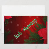 Bah Humbug Briefpapier (Vorne/Hinten)