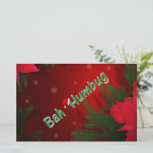 Bah Humbug Briefpapier (Stehend Vorderseite)
