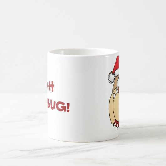 Bah Humbug-Bulldoggen-Kaffee-Tasse Kaffeetasse (Mittel)