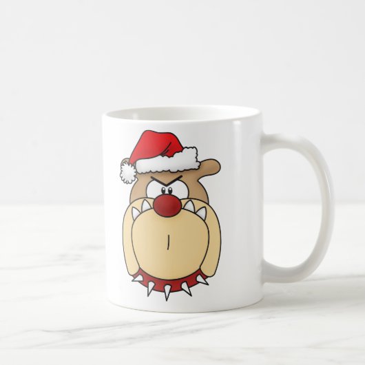 Bah Humbug-Bulldoggen-Kaffee-Tasse Kaffeetasse (Rechts)
