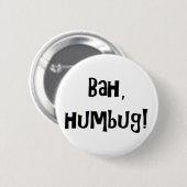 Bah Humbug Button (Vorne & Hinten)