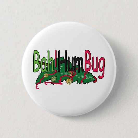 Bah! Humbug Button (Vorderseite)