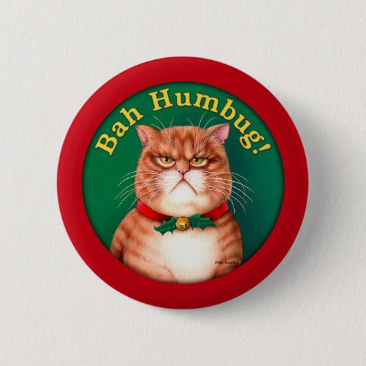 Bah Humbug Button (Vorderseite)