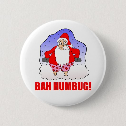 Bah Humbug Button (Vorderseite)