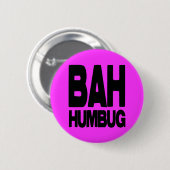 Bah humbug button (Vorne & Hinten)