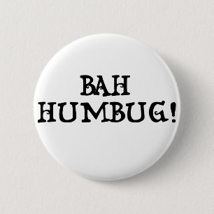 Bah Humbug! Button