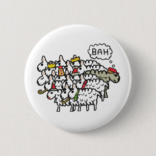 Bah Humbug Button