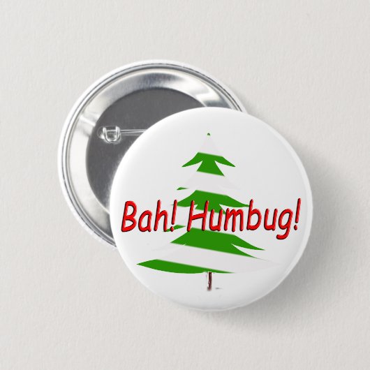 Bah! Humbug! Button (Vorne & Hinten)