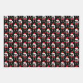 Bah Humbug Christmas Dog Pattern Geschenkpapier Set (Vorderseite)
