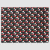 Bah Humbug Christmas Dog Pattern Seidenpapier (Vorderseite)