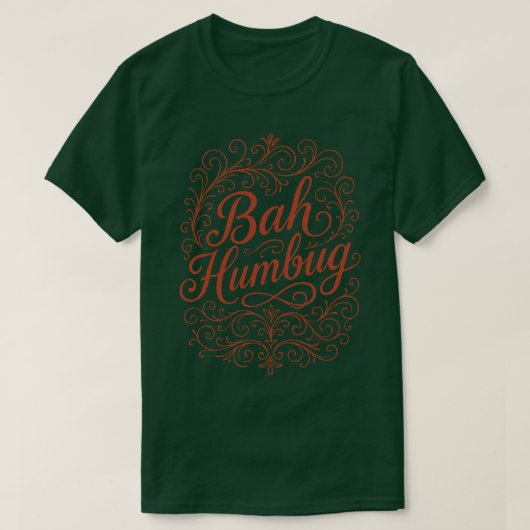 Bah Humbug Christmas T-Shirt (Design vorne)