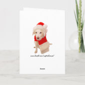 Bah! Humbug! Feiertagskarte (Rückseite)