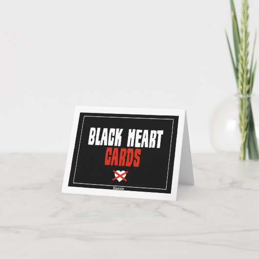 Bah Humbug Feiertagskarte (Rückseite)