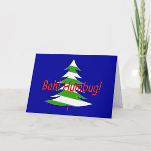 Bah! Humbug! Feiertagskarte